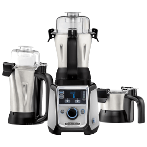 Hamilton Beach Professional 1400 Watt 3 Jars Juicer Mixer Grinder (18000 RPM, Intelligent Speed Sensor, Black)