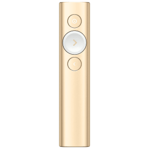 logitech Bluetooth and USB Laser Pointer (Advanced Pointing, 910-004864, Gold)