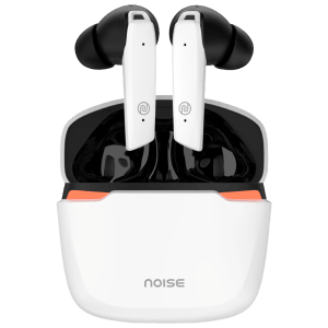 noise Buds Combat TWS Earbuds with Environmental Noise Cancellation (IPX5 Water Resistant, 13mm Driver, Covert White)