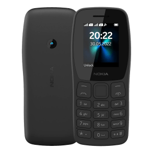 NOKIA 110 (4MB, Dual SIM, Rear Camera, Charcoal)