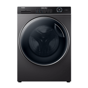 Haier 9 kg Fully Automatic Front Load Washing Machine (HW90-DM14959CS8U1, Direct Motion Motor, Dark Jade Silver)