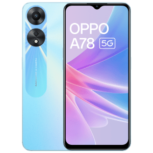 oppo A78 5G (8GB RAM, 128GB, Glowing Blue)