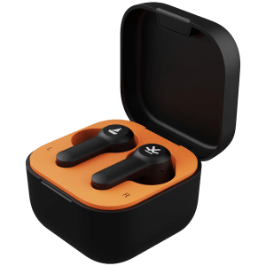 boAt Airdopes Crude TWS Earbuds with Environmental Noise Cancellation (IPX4 Water Resistant, ASAP Charge, Fiery Black)