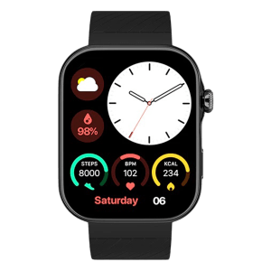 noise ColorFit Ultra 3 Smartwatch with Bluetooth Calling (49mm AMOLED Display, IP68 Water Resistant, Jet Black Strap)