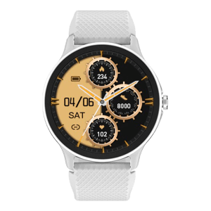 noise NoiseFit Curve Smartwatch with Bluetooth Calling (35.05mm TFT Display, IP68 Water Resistant, Silver Grey Strap)