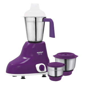 MAHARAJA WHITELINE Stellar Plus MX-228 500 Watt 3 Jars Mixer Grinder (20000 RPM, 30 Minutes Operating Time, Violet/White)