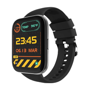 FIRE-BOLTT Celcius BSW059 Smartwatch with Activity Tracker (48.5mm Display, IP67 Water Resistant, Black Strap)