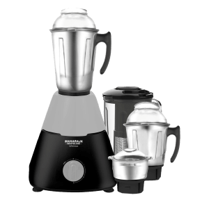 MAHARAJA WHITELINE Infinimax Elite 750 Watt 4 Jars Mixer Grinder (20000 RPM, 5-in-1 Blades, Black/Silver)