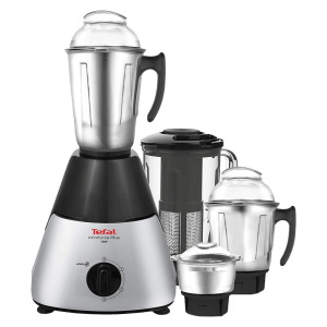 Tefal Infiniforce Plus 750 Watt 4 Jars Mixer Grinder (20000 RPM, Dual Cooling Technology, Black/Silver)