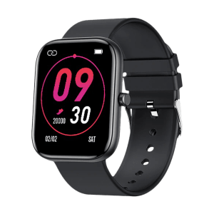 FIRE-BOLTT Dazzle Plus BSW037 Smartwatch with Activity Tracker (46mm HD Display, IP68 Water Resistant, Black Strap)