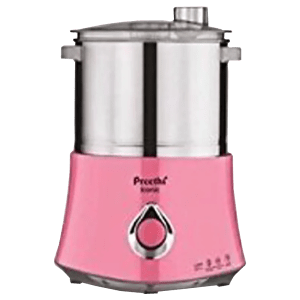 Preethi Iconic 2 Litres 2 Stones Wet Grinder with Atta Kneader (Bi-Directional Grinding Technology, Pink)