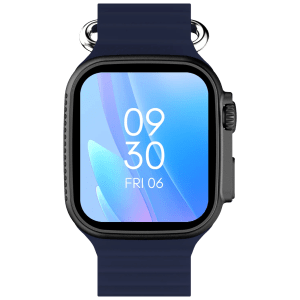 FIRE-BOLTT Warrior Smartwatch with Bluetooth Calling (49.7mm TFT HD Display, IP67 Water Resistant, Navy Blue Strap)