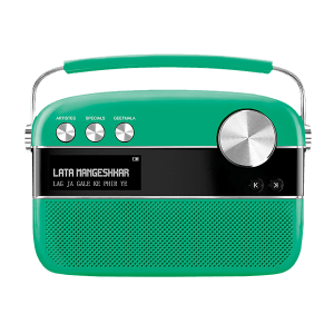 SAREGAMA Carvaan Premium Pop 6W Portable Speaker (Pre-loaded 5000 Evergreen Hindi Songs, 2.0Channel, SC230, Forest Green)