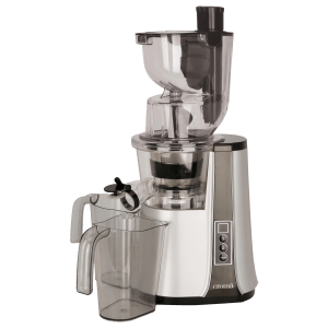 Croma 200 Watt Cold Press Slow Juicer (60 RPM, Non-Slip Feet, Silver)