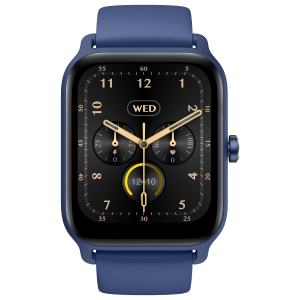 fastrack Reflex Nitro Smartwatch with Bluetooth Calling (45.6mm UltraVU Display, IP68 Water Resistant, Blue Strap)