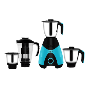 Croma 750 Watt 4 Jars Juicer Mixer Grinder (20000 RPM, Shock Proof Body, Black/Blue)