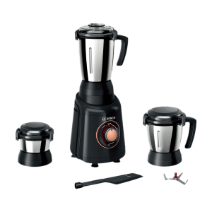 BOSCH TrueMixx Bold 600 Watt 3 Jars Mixer Grinder (22000 RPM, HiFlux Motor, Black)