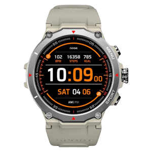 noise NoiseFit Force Smartwatch with Bluetooth Calling (33.52mm IPS Display, IP67 Water Resistant, Misty Grey Strap)