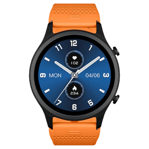 noise NoiseFit Halo Smartwatch with Bluetooth Calling (36mm AMOLED Display, IP68 Water Resistant, Fiery Orange Strap)