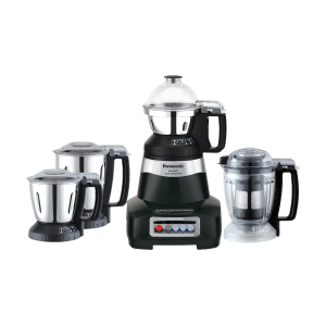 Panasonic 750 Watt 4 Jars Juicer Mixer Grinder (Double Safety Lock, Black)