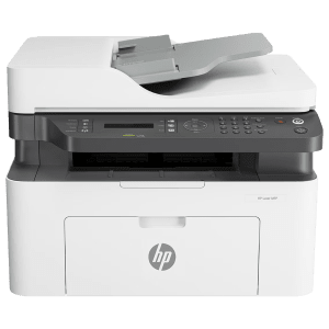 HP Laser MFP 1188FNW Multi Function Wi-Fi Monochrome Laser Printer with 2-Line LCD Display (4 LED Indicator Lights, White)