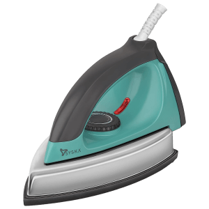 Syska Clasique 1000 Watts Dry Iron (American Heritage Coated Soleplate, SDI-350, Teal and Black)