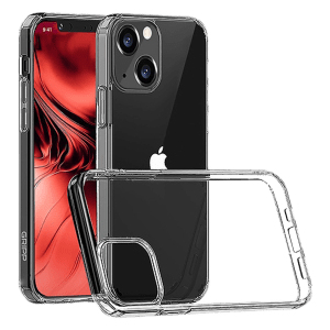 GRIPP Hard TPU & Polycarbonate Back Cover for Apple iPhone 13 (Air Cushion Technology, Clear)