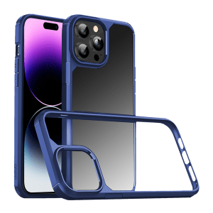 GRIPP Defender Hard TPU, Polycarbonate Back Case for Apple iPhone 14 Pro Max (Drop Protection, Blue)