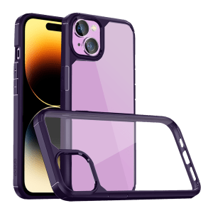 GRIPP Defender Hard TPU, Polycarbonate Back Case for Apple iPhone 14 Plus (Drop Protection, Purple)