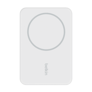 belkin BoostCharge 5000 mAh 10W Fast Charging Power Bank (1 Type C Port, Wireless Charging, White)