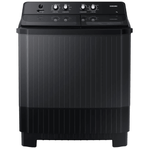 SAMSUNG 8 kg 5 Star Semi Automatic Washing Machine with Hexa Storm Pulsator (WT80B3560GB/TL, Dark Gray)