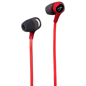 HyperX Cloud 4P5J5AA Wired Earphone with Mic (In Ear, Red and Black)