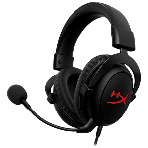 HyperX Cloud Core 4P4F2AA Wired Gaming Headset with Passive Noise Cancellation (20 Hours Battery Life, Over Ear, Black)