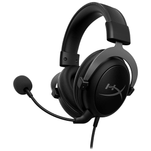 HyperX Cloud II 4P5L9AA Wired Gaming Headset with Passive Noise Cancellation (Digitally Enhanced Microphone, Over Ear, Gun Metal)