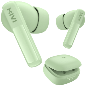 MIVI DuoPods T20 TWS Earbuds with Environmental Noise Cancellation (IPX4 Water Resistant, 45 Hours Playtime, Mint Green)