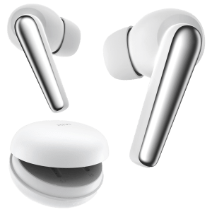 MIVI DuoPods T50 TWS Earbuds with Environmental Noise Cancellation (IPX4 Sweat Resistant, 13mm Bass Drivers, Ivory Sheen)