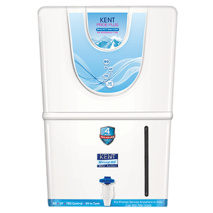 KENT Pride Plus 8L RO + UF + UV-in-tank + TDS Water Purifier with Multiple Purification Process (White)