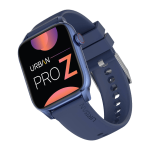 in base Urban Pro Z Smartwatch with Bluetooth Calling (46.9mm HD Display, IP67 Water Resistant, Blue Strap)