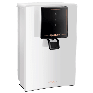 Aquaguard Stylo 6L RO + UV + MTDS Smart Water Purifier with Active Copper Zinc Booster Technology (White)