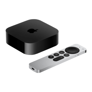 Apple TV 4K with Siri Remote (Wi-Fi & Ethernet Supported, MN893HN/A, Black)