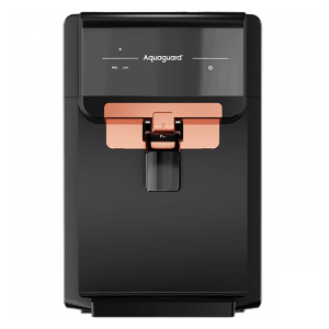 Aquaguard Eden 6L RO + UV + MTDS + SS Smart Water Purifier with Active Copper Zinc Booster Tech and 7 Stage Purification (Deep Black)