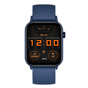 FIRE-BOLTT Ninja Fit BSW063 Smartwatch with Activity Tracker (42.9mm HD Display, IP68 Water Resistant, Blue Strap)