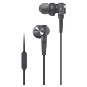 SONY MDR-XB55AP/BQIN Wired Earphone with Mic (In Ear, Black)