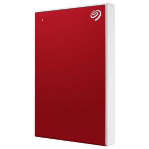 SEAGATE One Touch 1TB USB 3.0 Hard Disk Drive (Universal Compatibility, STKY1000403, Red)