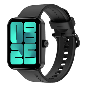 noise ColorFit Caliber Buzz Smartwatch with Bluetooth Calling (42.9mm TFT Display, IP68 Water Resistant, Jet Black Strap)