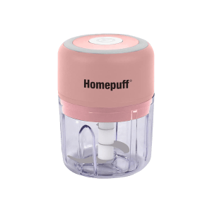 HomePuff H312 30 Watt Electric Vegetable Chopper with 3 Blades (Pink)