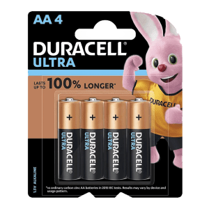 DURACELL Ultra Alkaline AA Battery (Pack of 4)