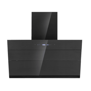 elica EFL S 751 BLDC HAC LTW VMS 75cm 1400m3/hr Ducted Auto Clean Wall Mounted Chimney with Touch Control Panel (Black)