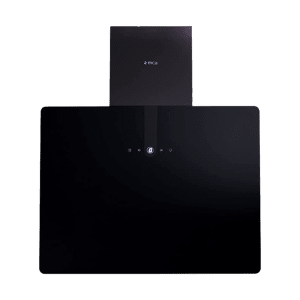 elica SLIM BLDC 60 NERO 60cm 1150m3/hr Ducted Wall Mounted Chimney with Touch Control Panel (Black)