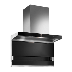 KAFF FALMARC DHC 90-A 90cm 1350m3/hr Ducted Auto Clean Wall Mounted Chimney with Touch & Gesture Control (Black)